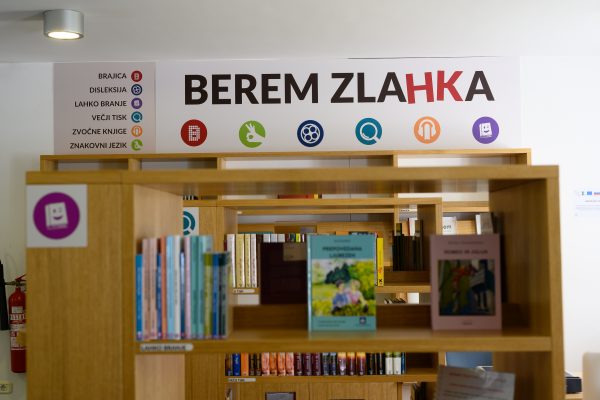 “Berem zlahka” – odprtje kotička za prilagojeno gradivo